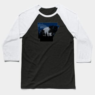 Arkansas Night Sky Baseball T-Shirt